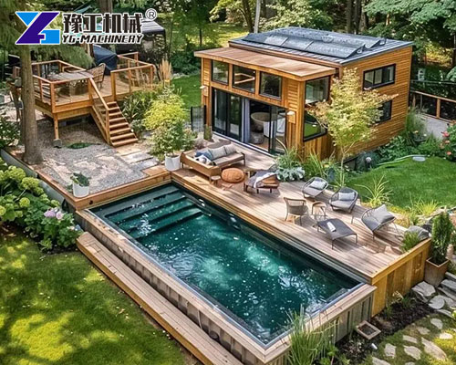 Container house with rooftop solar