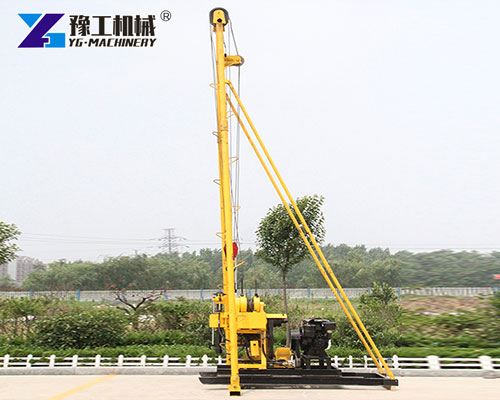 Core Drilling Rig performing SPT test