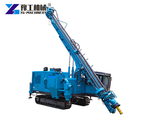 Crawler-mounted integrated drilling machine