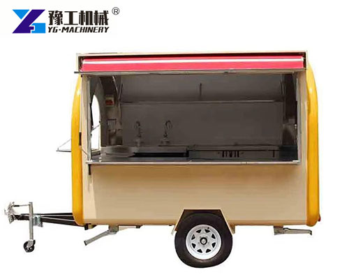 Custom branded snow cone trailer