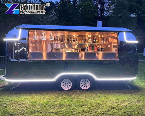 Custom mobile cocktail bar trailer