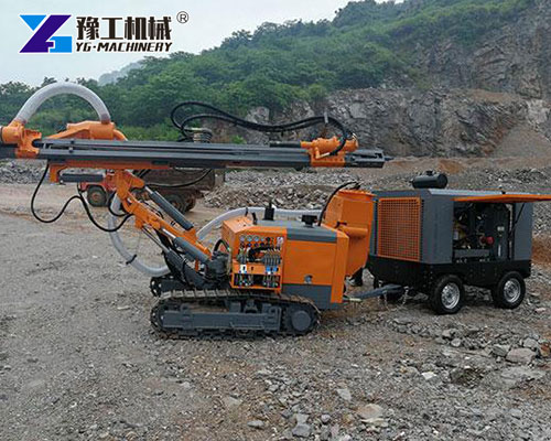 Diesel-powered split-type DTH rig