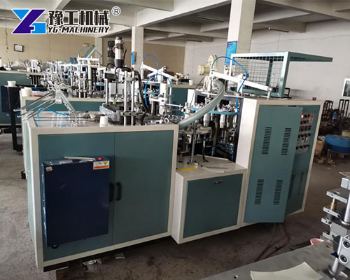 Disposable cup production machine