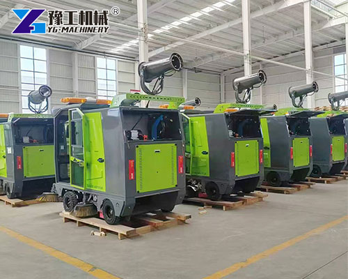Electric sweeper for factory floors