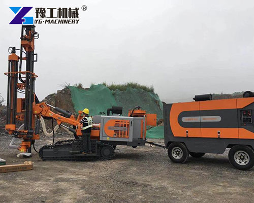 External compressor for DTH drilling