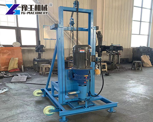 Farm water well drilling setup