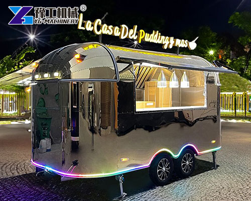 Food Trailer customized for mobile bar service