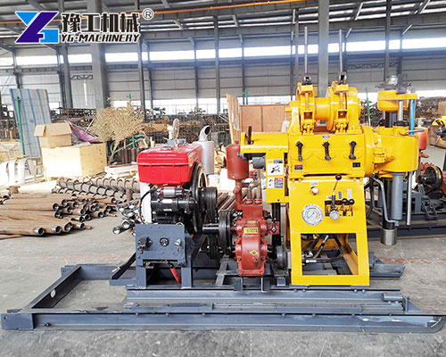 Geotechnical drilling rig for soil sampling