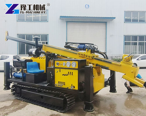 Hydraulic core drilling machine with PLC control panel