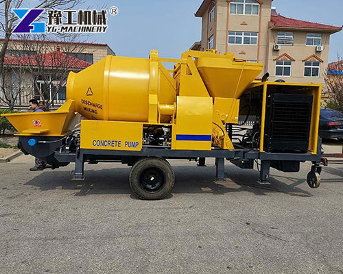 Hydraulic Self-Mixing Concrete Pump