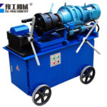 Hydraulic thread roller for metalworking