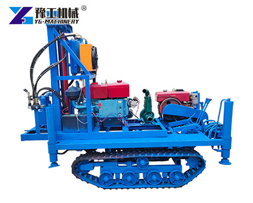 Hydraulic water well drilling rig equipment