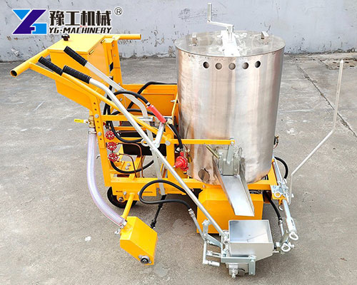 Industrial Park Road Line Marking Machine Application