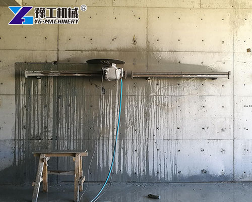 Industrial wall saw for building projects