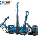 Integrated DTH drilling rig operation