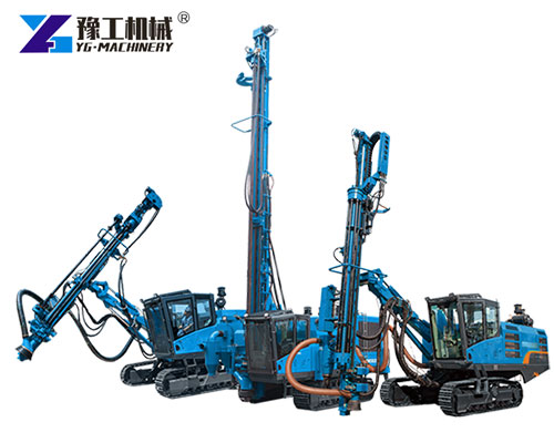 Integrated DTH drilling rig operation