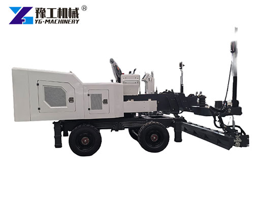 Large-scale concrete paving machine