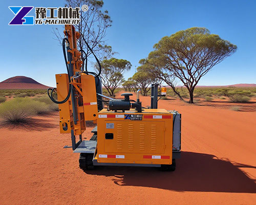 Low emissions Diesel Solar Pile Driver Machine