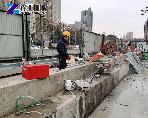 Low-noise construction cutting machine