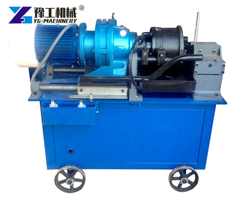 Metal rod thread production machine