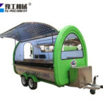 Mobile shaved ice business trailer