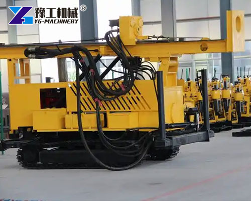 Mobile water well drilling machine