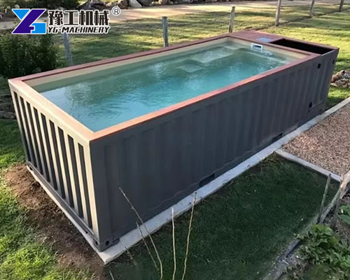 Modern 40ft container pool