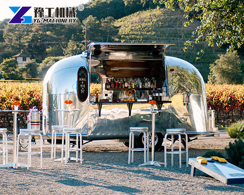 Open-air bar trailer