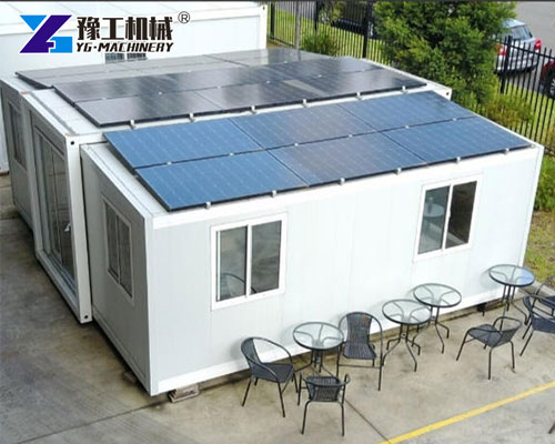 Portable Container House with Solar