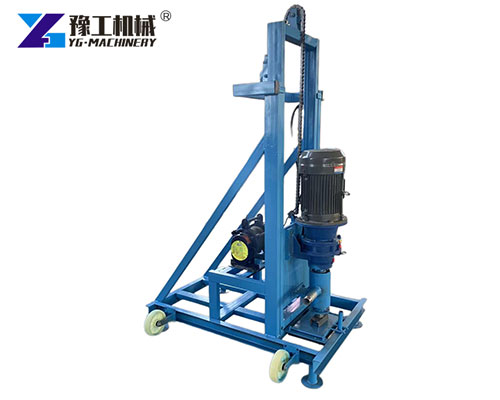 Portable electric borehole drilling equipment