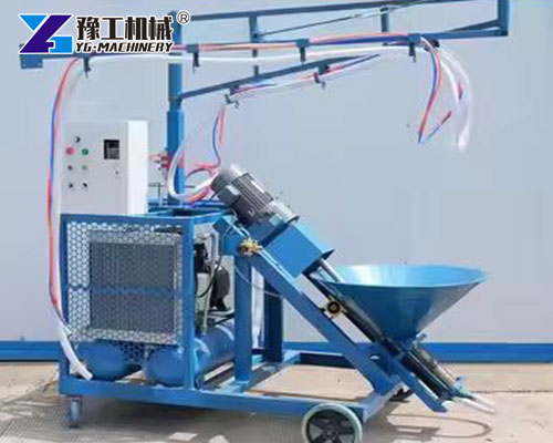 Portable Glass Fiber Spray Machine on Wheeled