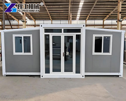 Portable tiny house in folded position