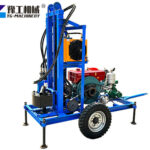 Portable Water Well Drill Rig Operating