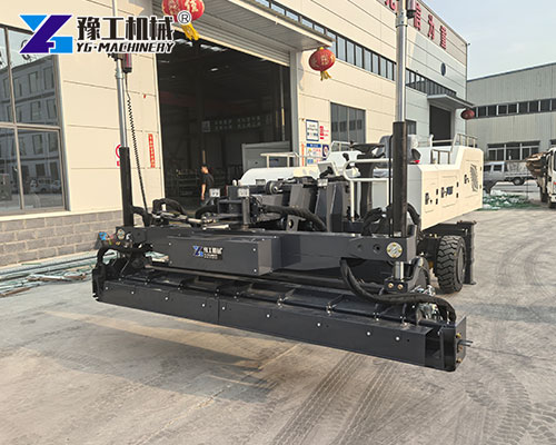 Precision concrete leveling equipment in action