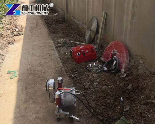 Professional electric demolition wall saw