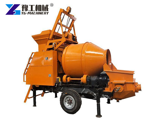 Self-Mixing Mobile Concrete Pump