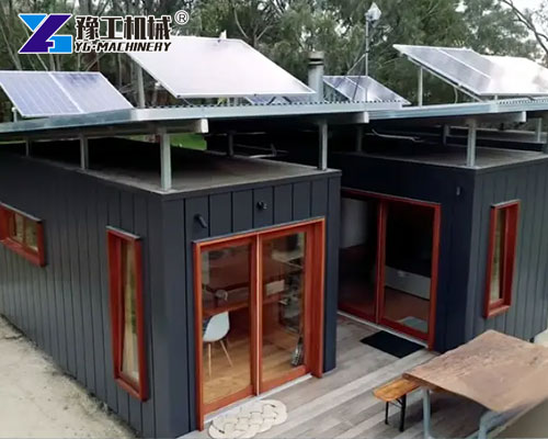 Solar-powered modular home Sweden