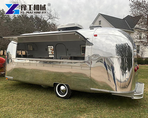 Stainless Airstream Food Trailer