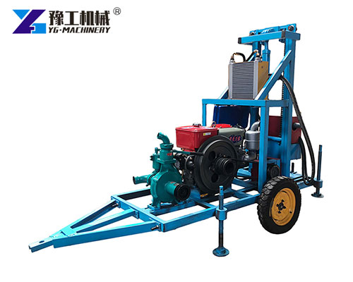 Trailer-Mounted Water Well Drill Rig