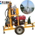 Two-Wheel Well Drilling Rig in Action