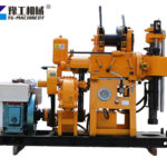Vertical core drilling rig for hard rock