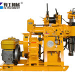 Vertical shaft core drilling machine with SPT