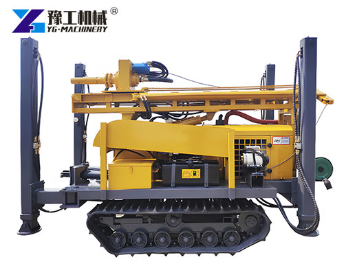 Water well drilling rig in Poland