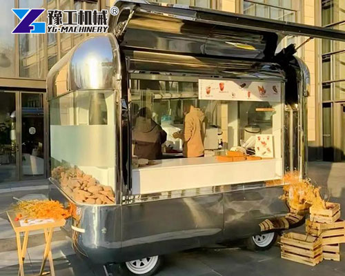 YG coffee trailer at outdoor event