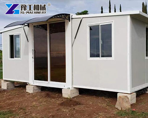20ft Expandable Container House fully extended outdoors