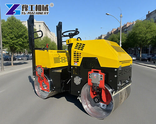 Asphalt Compaction With Small Ride-On Roller
