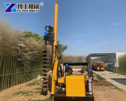 Crawler-Mounted Rotary Pile Driver