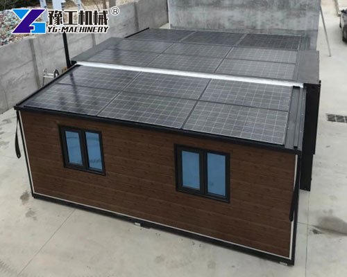 Expandable Container House for sale with solar panels