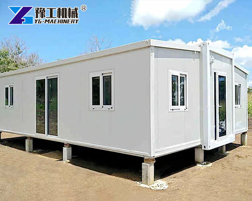 Expandable Container House with open side walls