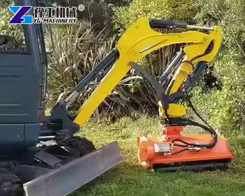 Flail Cutter for Excavator with Hydraulic Drive